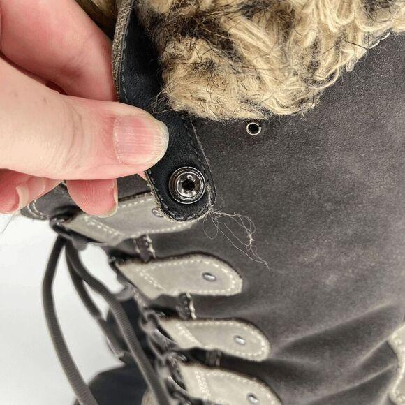 Sorel Joan of Arctic Tan Brown Faux Fur Tall Winter Snow Boot Womens 10 - Picture 5 of 9